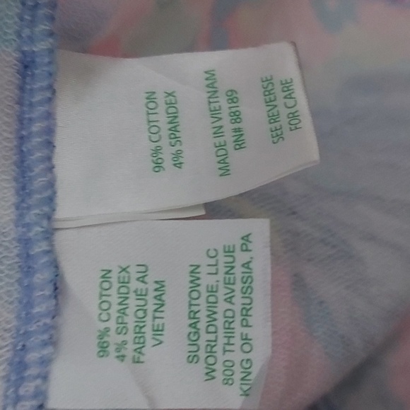 Lilly Pulitzer Sorrento Dress Ruffled Sleeves and Hem Size 12/14 - Picture 6 of 6